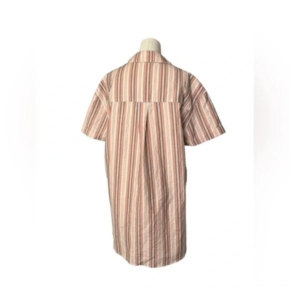 FREE PEOPLE | Oversized Short Sleeve Button Down Shirt Sz XS - Picture 4 of 7